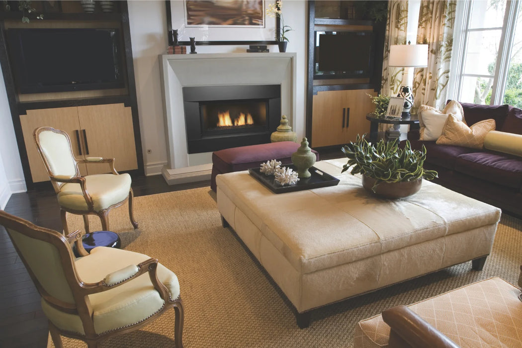 Amantii Sierra Flame New Comb 36" Liquid Propane Direct Vent Linear Gas fireplace | NEWCOMB-36-LP