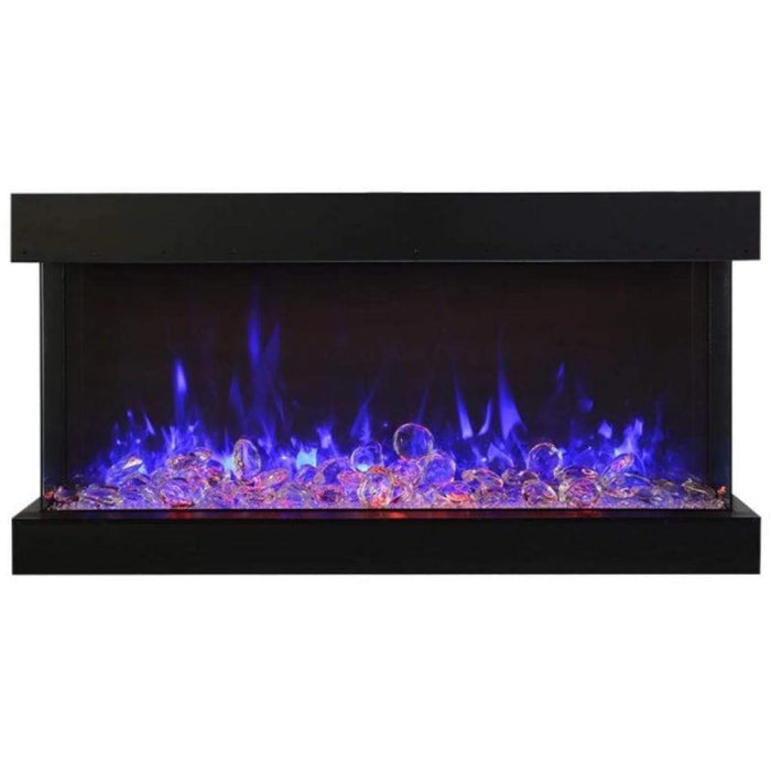 Amantii Tru View Extra Tall 50" Indoor Outdoor WiFi Enabled 3 Sided Electric Fireplace | 50-TRV-XT-XL