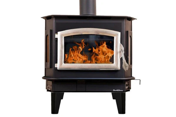 Buck Stove Model 81 Non-Catalytic Wood Stove With Pewter Door