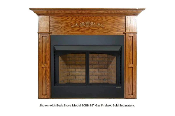 Buck Stove Flush Mount Mantel For Model ZCBB 36" Firebox