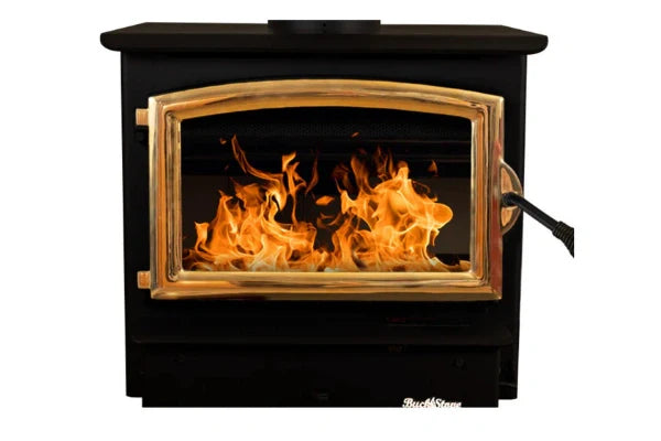 Buck Stove Model 21 Non-Catalytic Wood Stove With Gold Door