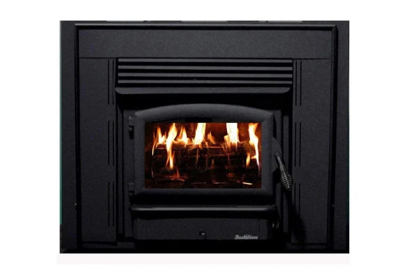 Buck Stove Model ZC21 Zero Clearance Non-Catalytic Wood Stove With Black Door