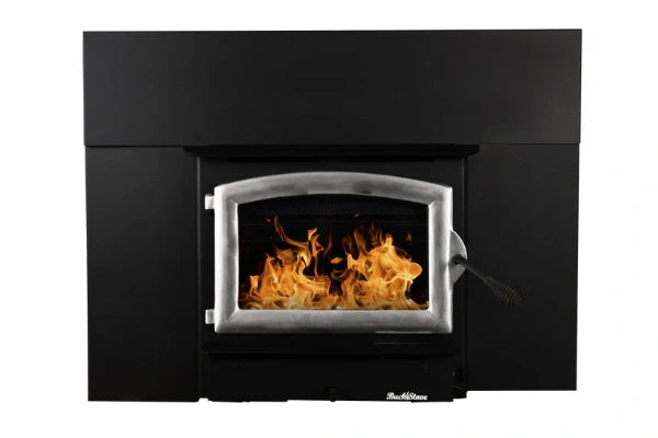 Buck Stove Model ZC21 Zero Clearance Non-Catalytic Wood Stove With Pewter Door