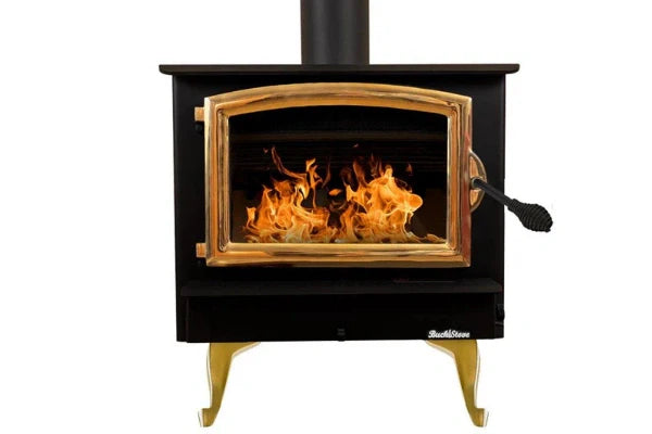 Buck Stove Model 74 Non-Catalytic Wood Stove With Gold Door
