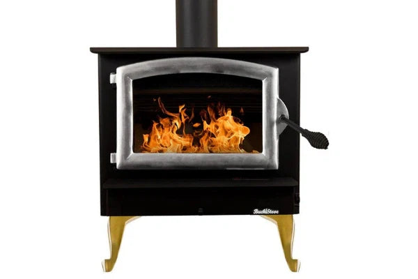 Buck Stove Model 74 Non-Catalytic Wood Stove With Pewter Door