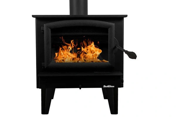 Buck Stove Model 74 Non-Catalytic Wood Stove With Black Door