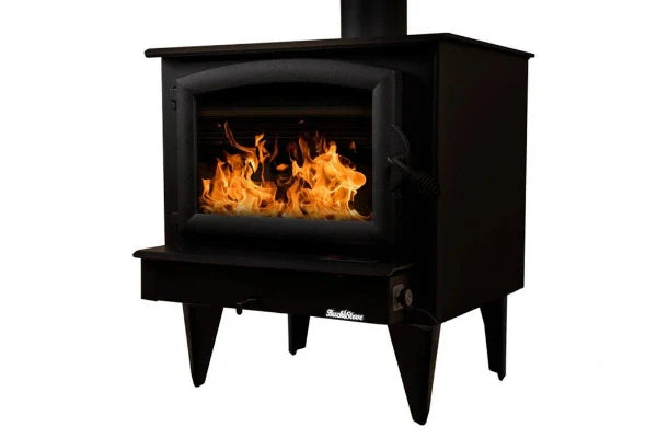 Buck Stove Model 74 Non-Catalytic Wood Stove With Black Door