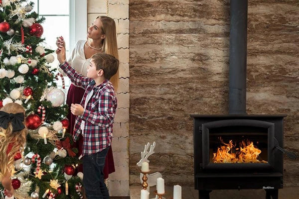 Buck Stove Model 74 Non-Catalytic Wood Stove With Black Door