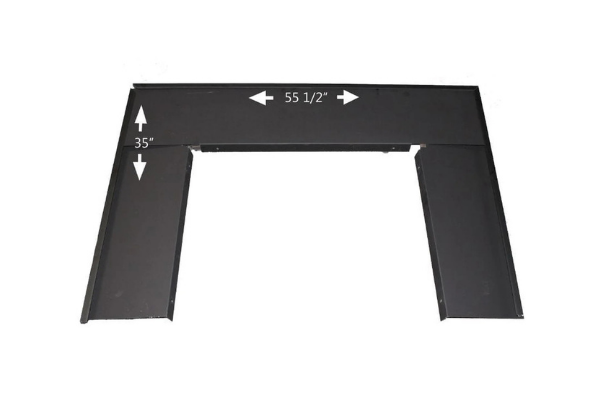 Buck Stove Black Oversized Trim Kit For Model 91 Stoves