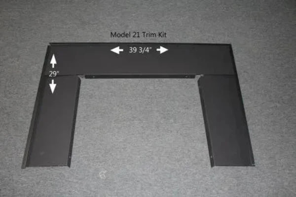Buck Stove Black Standard Trim Kit For Model 21 Stoves