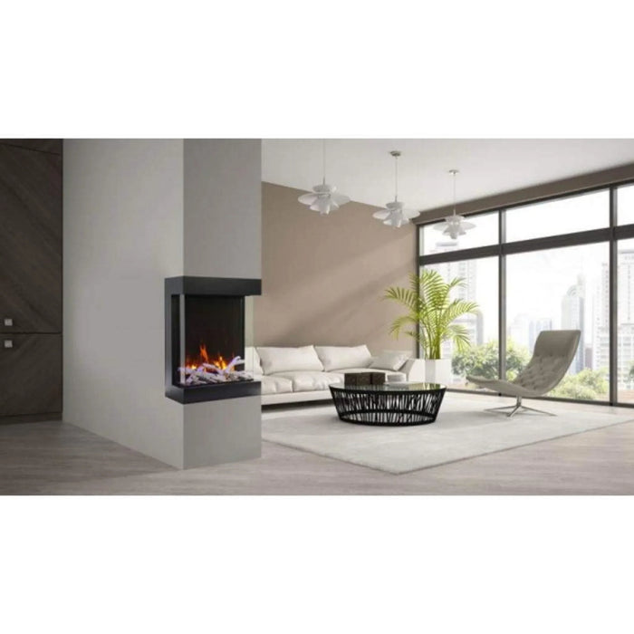 Amantii CUBE 20" Lumina Wall Mounted Built-in Smart Electric Fireplace | CUBE-2025WM-LUMINA