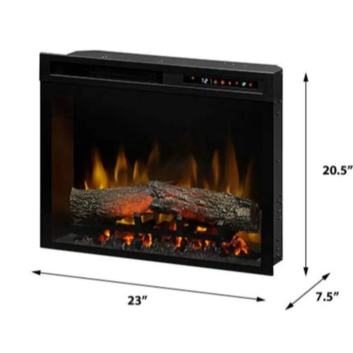 Dimplex Multi-Fire XHD 23" Plug-In Electric Firebox With Acrylic Ice Glass Media - XHD23G