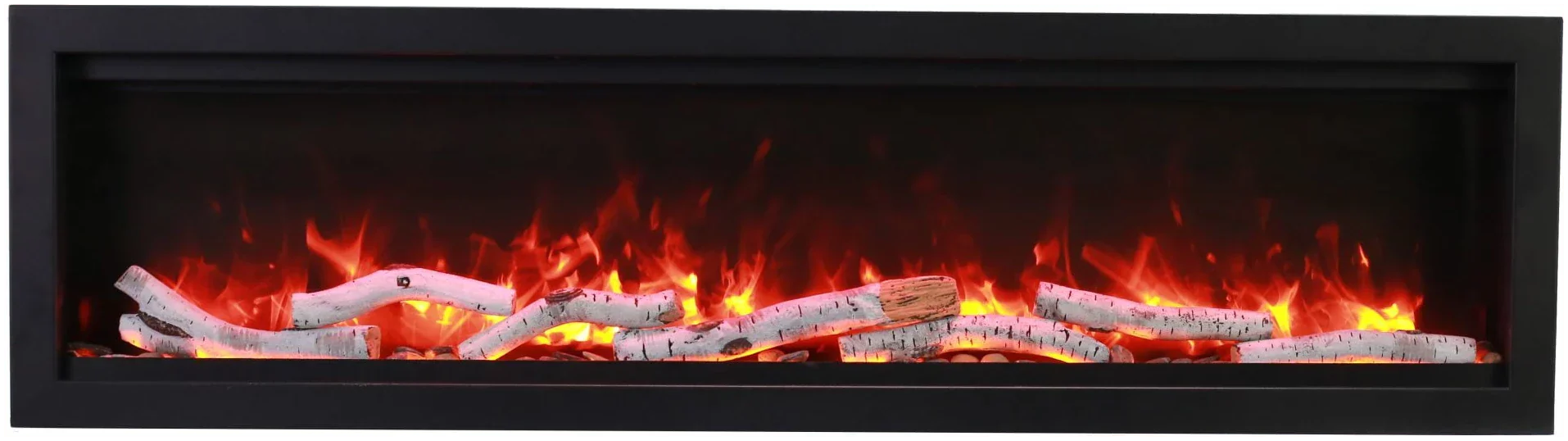 Amantii Symmetry Bespoke 88" Indoor Outdoor Built-In Smart Electric Fireplace | SYM-88-BESPOKE