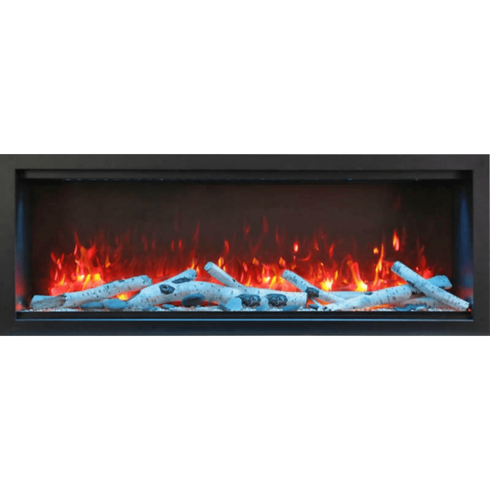 Amantii Symmetry Xtra Tall 74" Indoor Outdoor Built-In Smart Electric Fireplace | SYM-74-XT