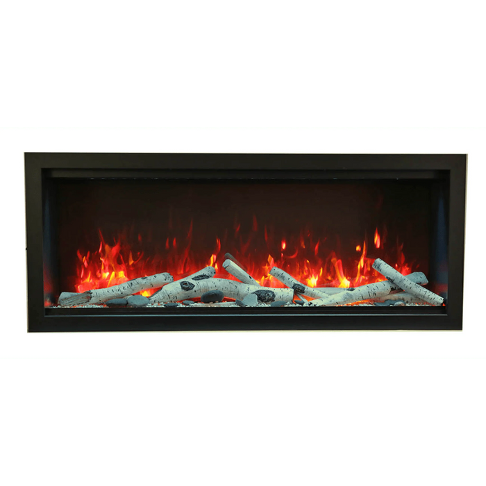Amantii Symmetry Xtra Tall 74" Indoor Outdoor Built-In Smart Electric Fireplace | SYM-74-XT