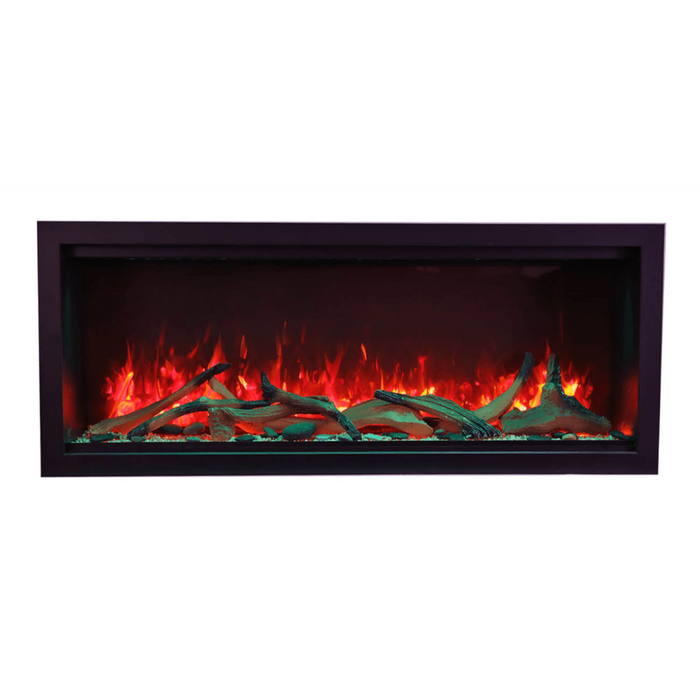 Amantii Symmetry Xtra Tall 74" Indoor Outdoor Built-In Smart Electric Fireplace | SYM-74-XT