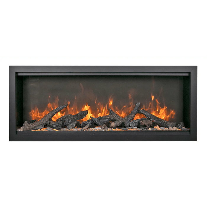 Amantii Symmetry Extra Tall Bespoke 74" Indoor Outdoor Built-In Smart Electric Fireplace | SYM-74-XT-BESPOKE