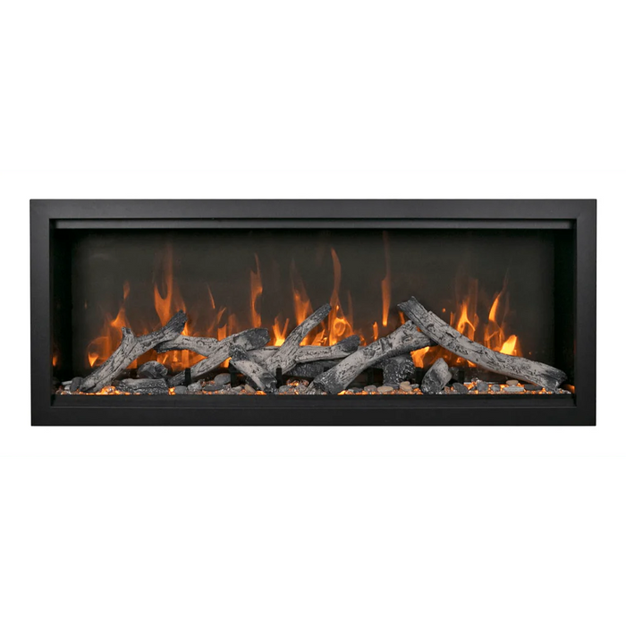 Amantii Symmetry Extra Tall Bespoke 74" Indoor Outdoor Built-In Smart Electric Fireplace | SYM-74-XT-BESPOKE