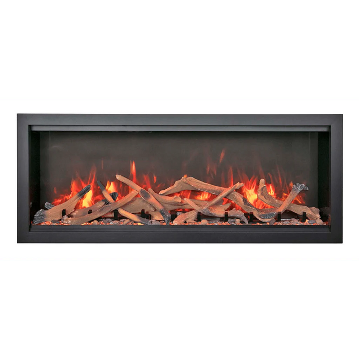 Amantii Symmetry Extra Tall Bespoke 60" Indoor Outdoor Built-In Smart Electric Fireplace | SYM-60-XT-BESPOKE