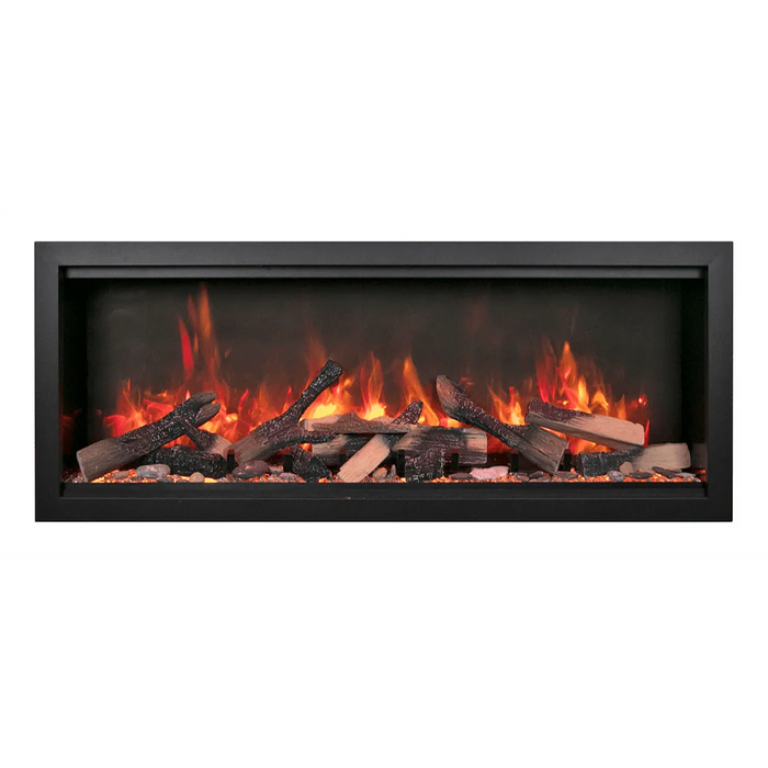 Amantii Symmetry Extra Tall Bespoke 60" Indoor Outdoor Built-In Smart Electric Fireplace | SYM-60-XT-BESPOKE