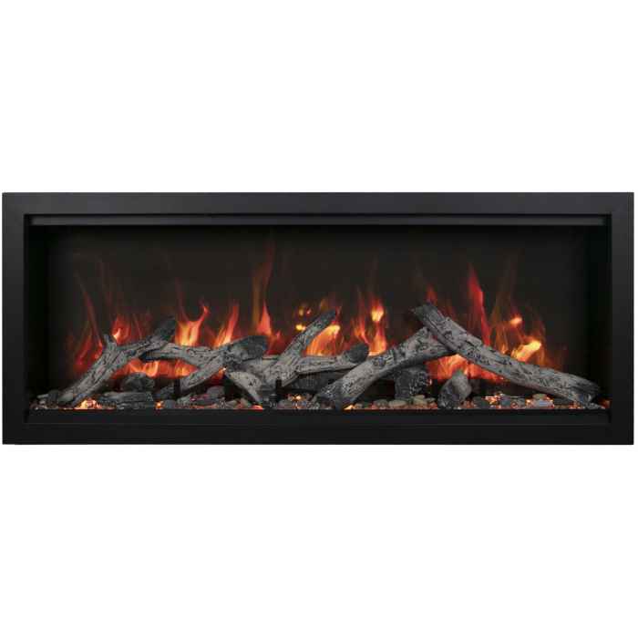 Amantii Symmetry Xtra Tall Bespoke 88" Indoor Outdoor Built-In Smart Electric Fireplace | SYM-88-XT-BESPOKE