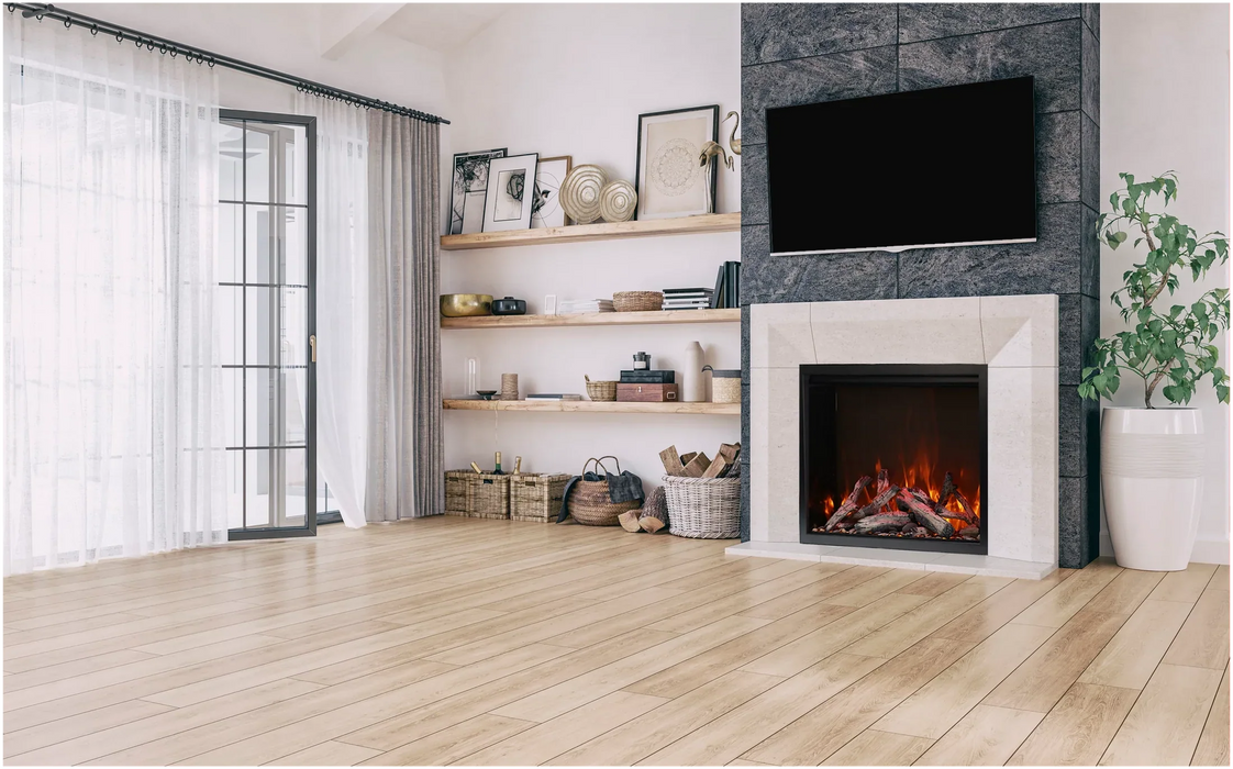 Amantii Traditional Lumina 33" Indoor Outdoor Smart Electric Fireplace Insert | TRD-33-LUMINA