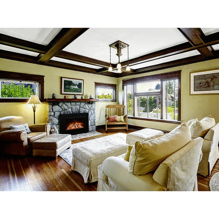 Amantii Traditional 26" Indoor Outdoor Built-In Smart Electric Fireplace Insert | TRD-26