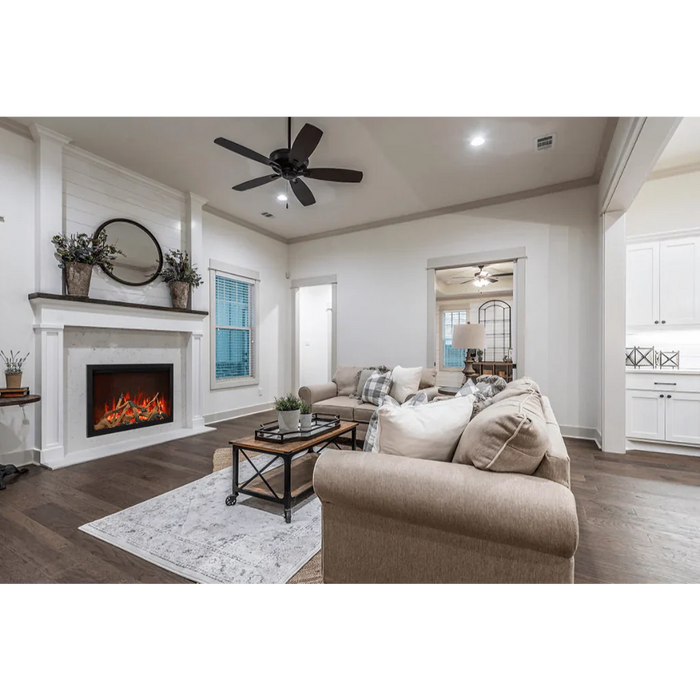 Amantii Traditional Bespoke 38" Smart Indoor/Outdoor Electric Fireplace Insert | TRD-38-BESPOKE Insert