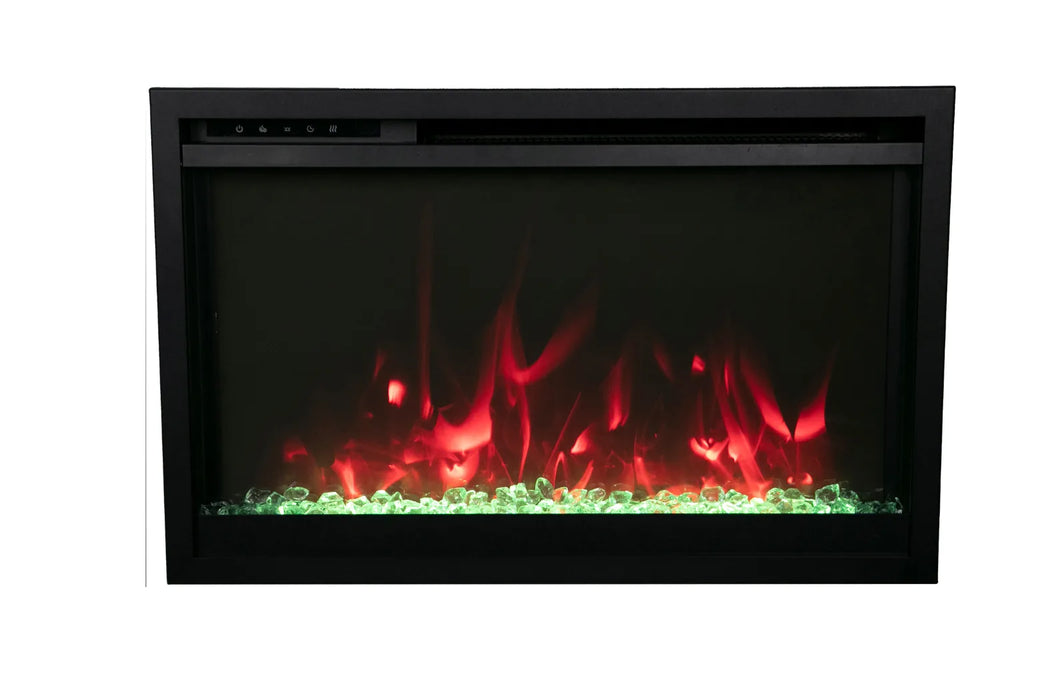 Remii Classic Xtra Slim 33" Built-In Smart Electric Fireplace | CLASSIC-SLIM-33