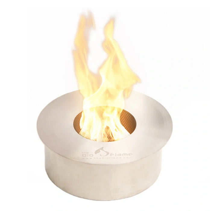 The Bio Flame 13" Round Stainless Steel Ethanol Fireplace Burner