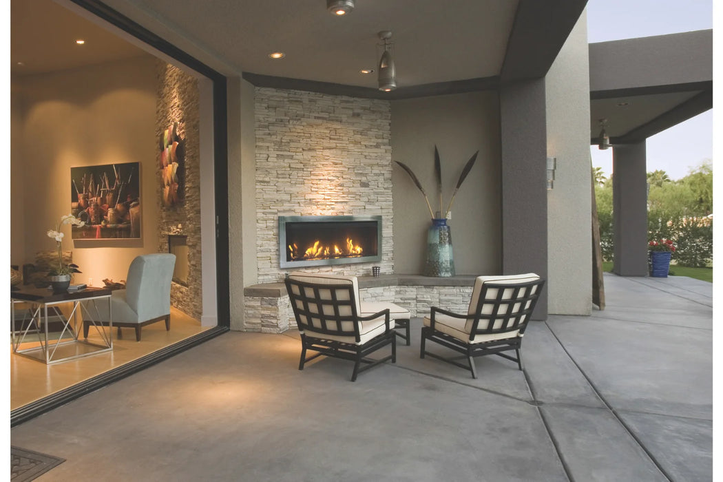 Amantii Sierra Flame Tahoe 45" Natural Gas Outdoor Vent-Free Gas Fireplace | TAHOE-45-NG