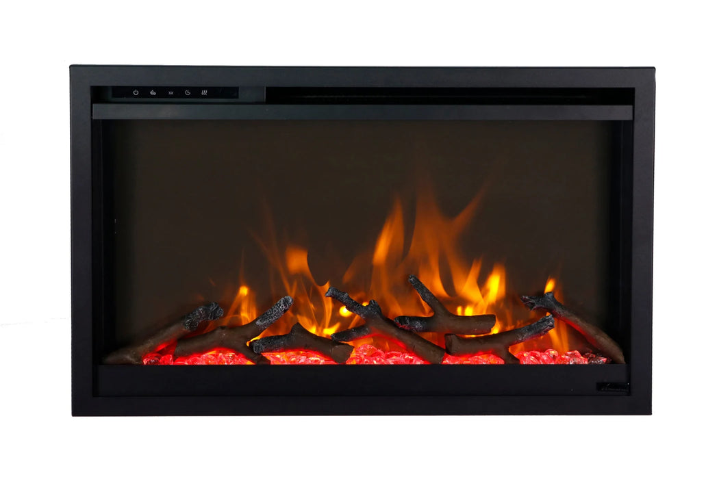 Remii Classic Xtra Slim 33" Built-In Smart Electric Fireplace | CLASSIC-SLIM-33