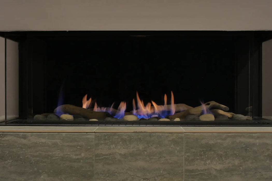 Amantii Sierra Flame 58" TOSCANA 3-Sided Natural Gas Fireplace | TOSCANA-58-NG