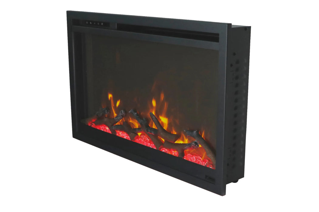 Remii Classic Xtra Slim 33" Built-In Smart Electric Fireplace | CLASSIC-SLIM-33