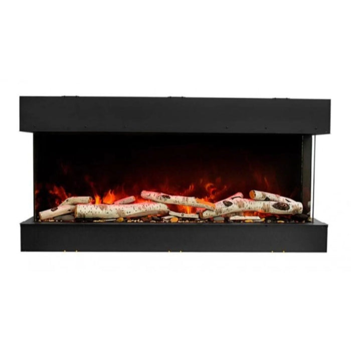 Amantii Trv View Slim 72" Indoor Outdoor 3 Sided Electric Fireplace | 72-TRV-SLIM