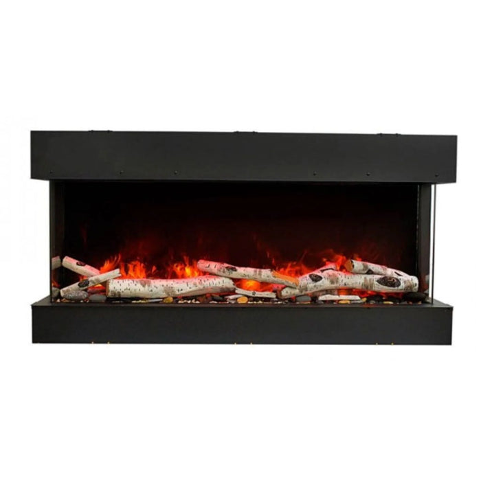 Amantii Trv View Slim 60" Indoor Outdoor 3 Sided Electric Fireplace | 60-TRV-SLIM