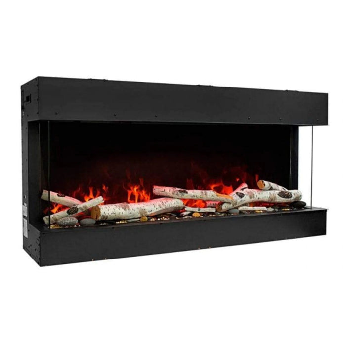 Amantii Trv View Slim 72" Indoor Outdoor 3 Sided Electric Fireplace | 72-TRV-SLIM