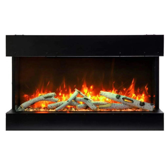 Amantii Trv View Slim 72" Indoor Outdoor 3 Sided Electric Fireplace | 72-TRV-SLIM