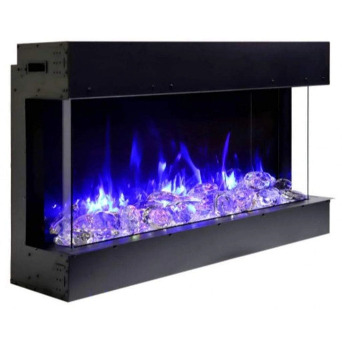 Amantii Trv View Slim 72" Indoor Outdoor 3 Sided Electric Fireplace | 72-TRV-SLIM