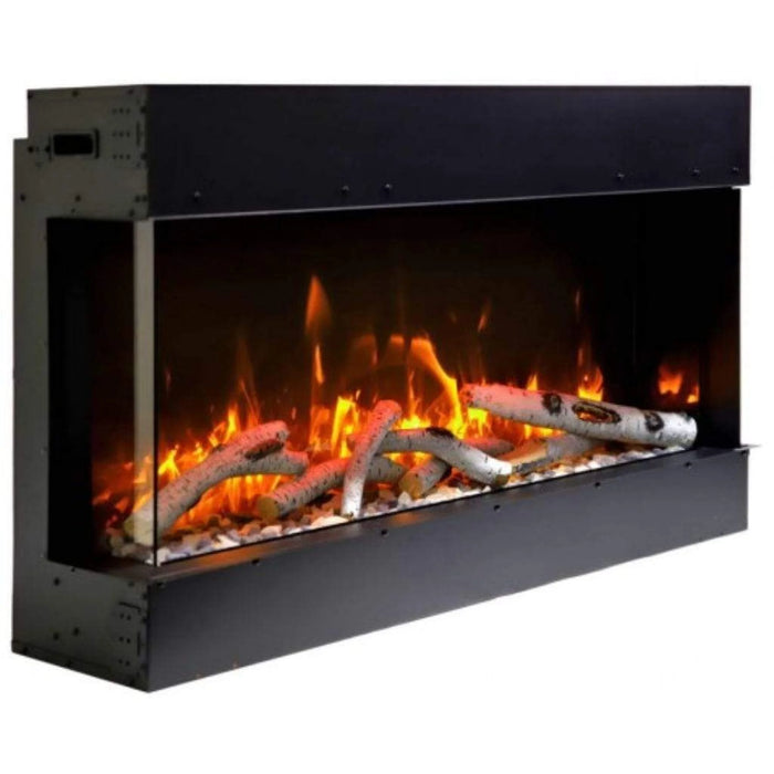 Amantii Trv View Slim 60" Indoor Outdoor 3 Sided Electric Fireplace | 60-TRV-SLIM