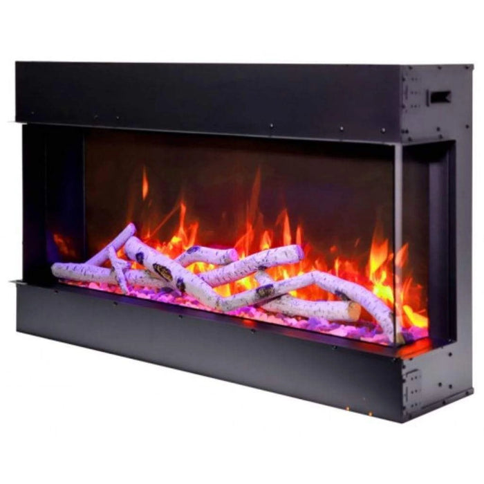 Amantii Trv View Slim 72" Indoor Outdoor 3 Sided Electric Fireplace | 72-TRV-SLIM