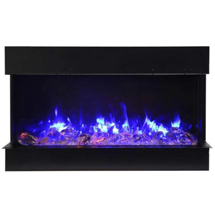 Amantii Trv View Slim 72" Indoor Outdoor 3 Sided Electric Fireplace | 72-TRV-SLIM