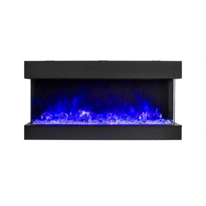 Amantii Trv View Slim 40" Indoor Outdoor 3 Sided Electric Fireplace | 40-TRV-SLIM