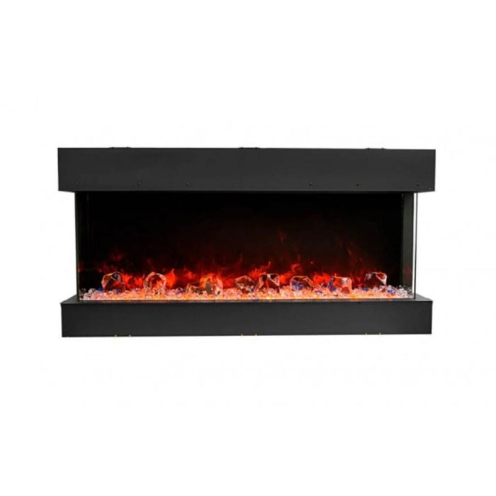 Amantii Trv View Slim 60" Indoor Outdoor 3 Sided Electric Fireplace | 60-TRV-SLIM