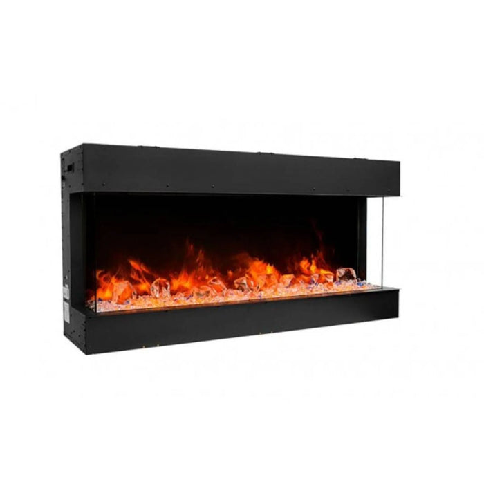 Amantii Trv View Slim 72" Indoor Outdoor 3 Sided Electric Fireplace | 72-TRV-SLIM