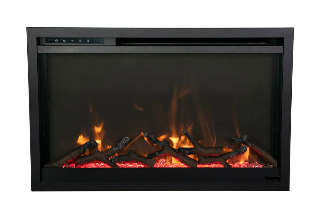 Remii Classic Xtra Slim 33" Built-In Smart Electric Fireplace | CLASSIC-SLIM-33