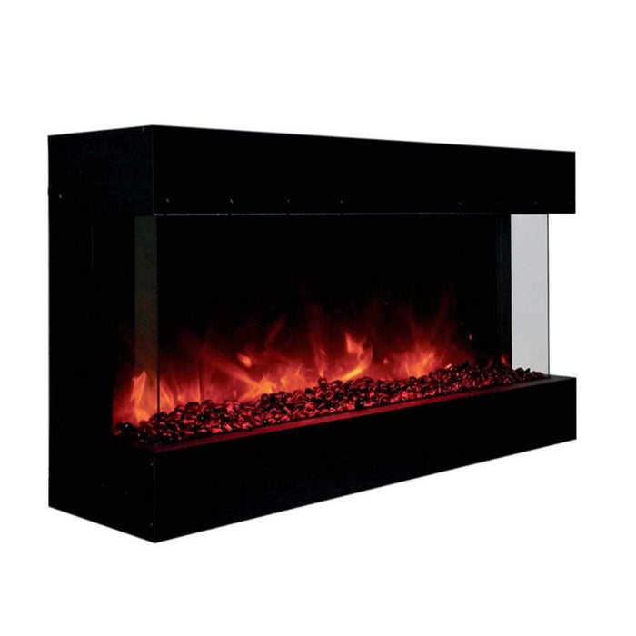 Amantii Tru View Deep 40" Indoor Outdoor 3 Sided Smart Electric Fireplace | 40-TRU-VIEW-XL