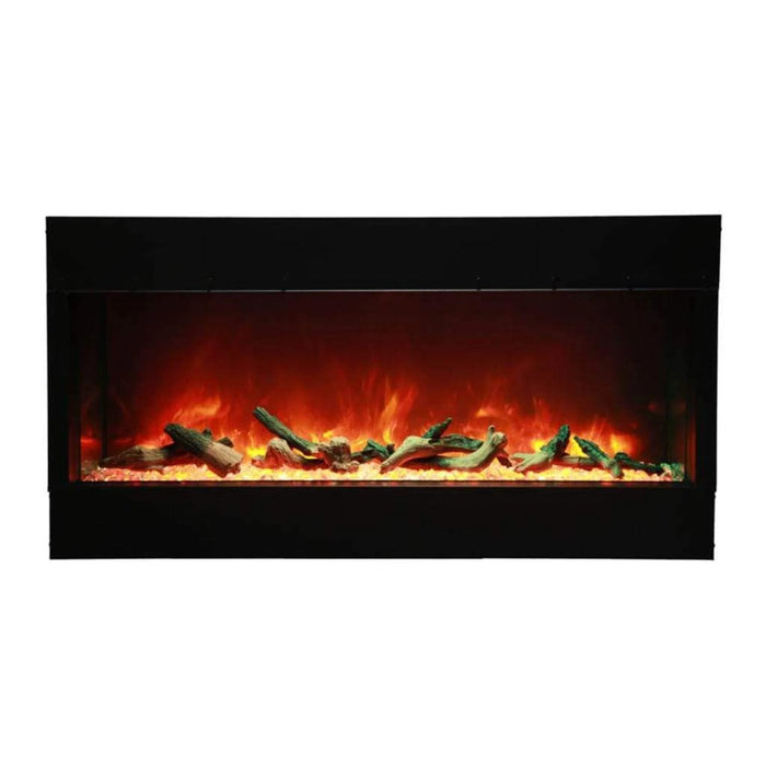 Amantii Tru View Deep 40" Indoor Outdoor 3 Sided Smart Electric Fireplace | 40-TRU-VIEW-XL