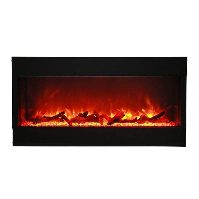 Amantii Tru View Deep 40" Indoor Outdoor 3 Sided Smart Electric Fireplace | 40-TRU-VIEW-XL