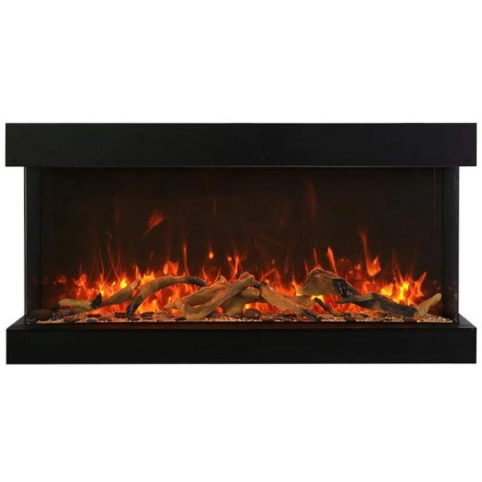 Amantii Tru View Extra Tall 40" Indoor Outdoor WiFi Enabled 3 Sided Electric Fireplace | 40-TRV-XT-XL